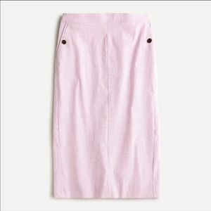 J Crew Pencil Skirt In Seersucker